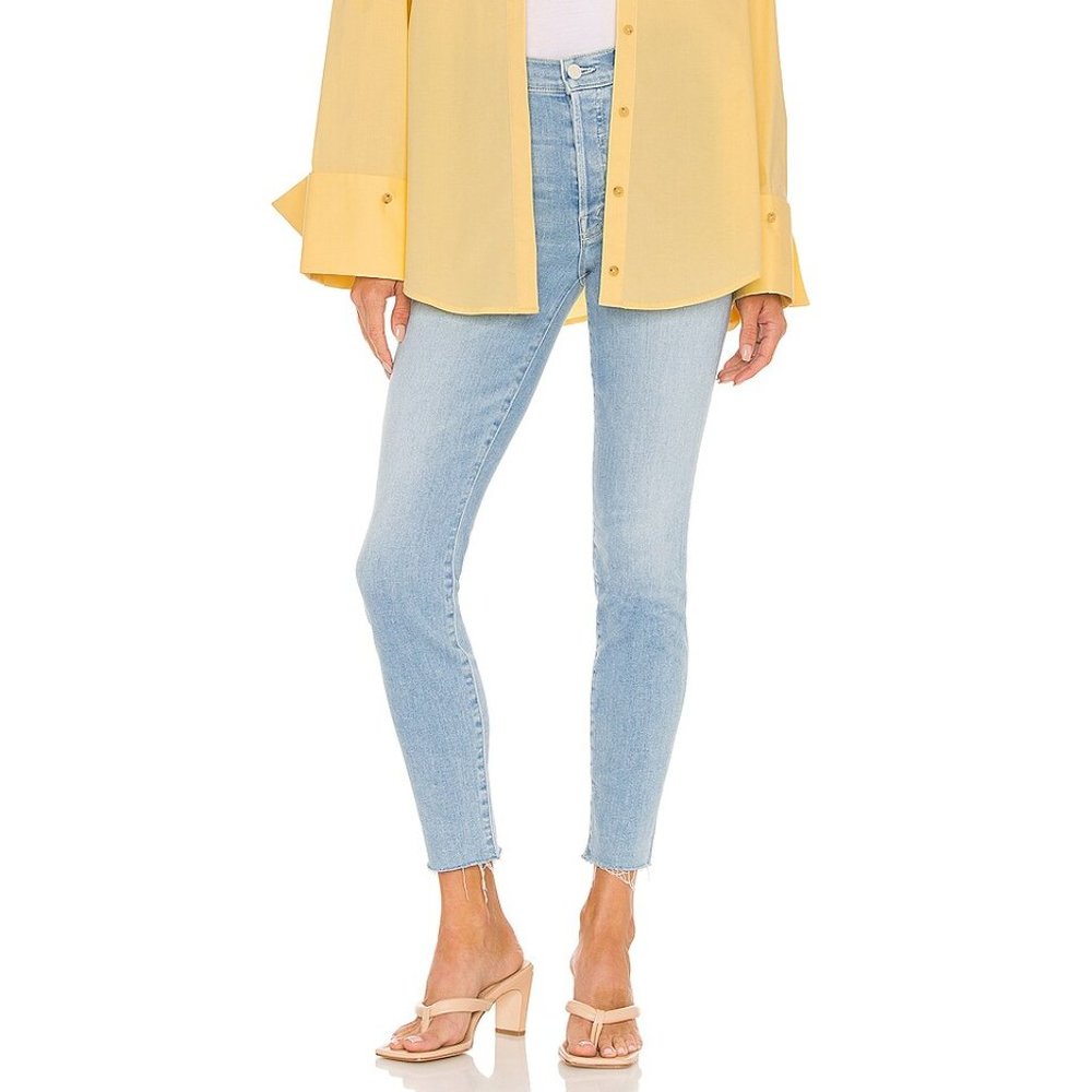 MOTHER The Stunner Ankle Fray in Crafty Side Size 27